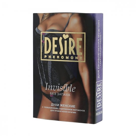 Feromony DESIRE Invisible bez parf�mu - pro �eny 5 ml