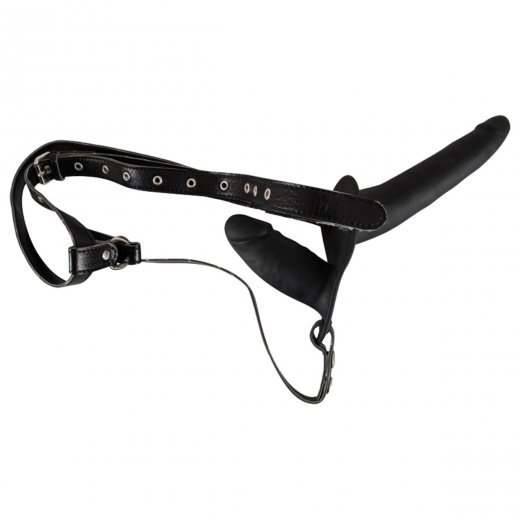 Nasazovac� penis DOUBLE STRAP ON black