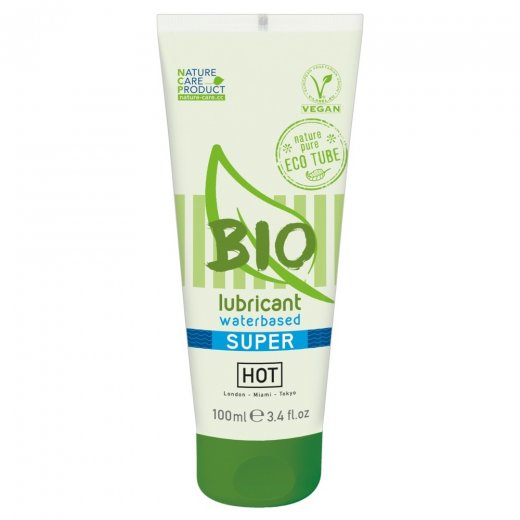 Lubrika�n� gel HOT BIO waterbased Super 100 ml