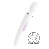 Mas�n� hlavice a vibr�tor 2v1 SATISFYER WAND-ER WOMAN b�l�