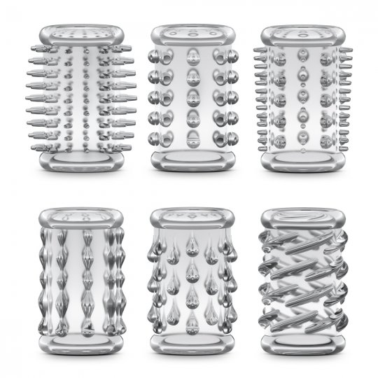 N�vleky na penis Blush STAY HARD COCK SLEEVE KIT clear