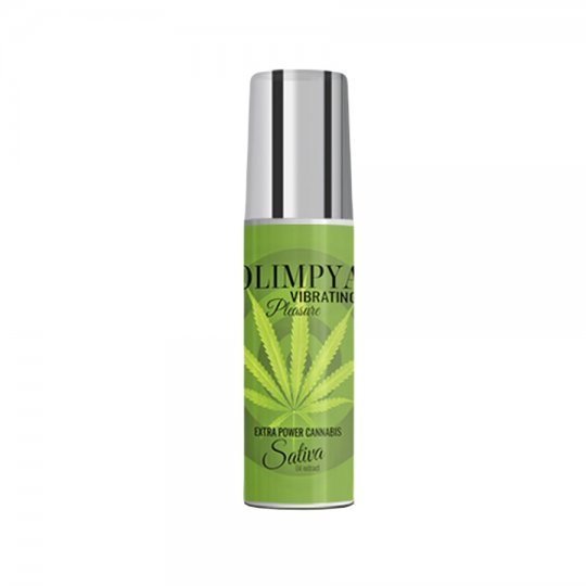Gel stimula�n� OLIMPYA VIBRATING PLEASURE EXTRA SATIVA CANNABIS