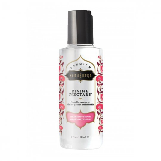 Lubrika�n� gel Kamasutra Divine Nectars Bodyglide strawberry 150 ml