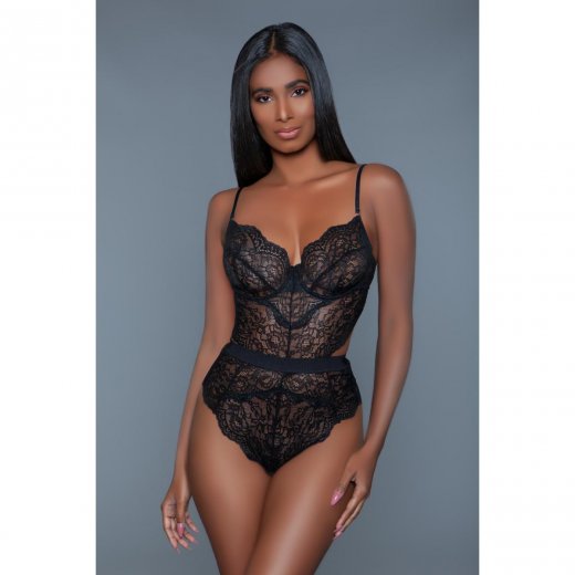 Body BE WICKED Bettany Lace Bodysuit black