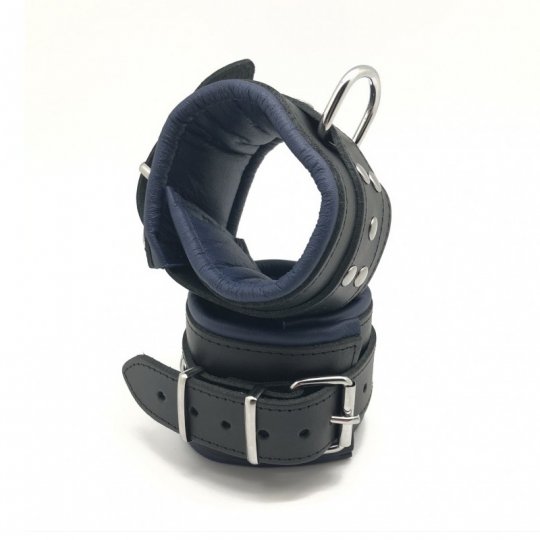 Pouta na nohy The RED Leather Ankle Padding black/blue
