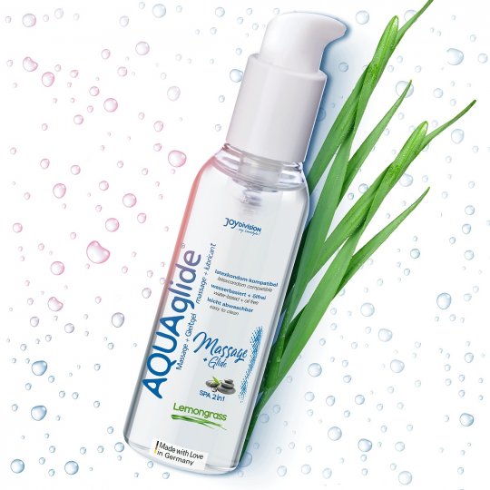 Mas�n� gel JoyDivision 2v1 AQUAglide Massage Glide Lemongrass 200 ml