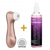 Set SATISFYER PRO 2 + WOMEN DISINFECTANT SPRAY 300 ml