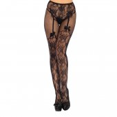 Pun�och��e Leg Avenue Pantyhose Fleures �ern�