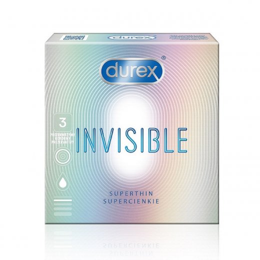 Kondom Durex Invisible 3 ks