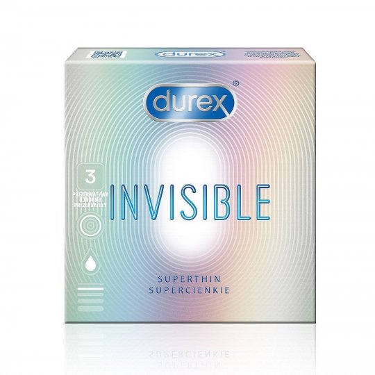 Kondom Durex Invisible 3 ks