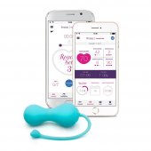 Vagin�ln� trena��r Lovelife by OhMiBod Krush App Connected Bluetooth tyrkysov�