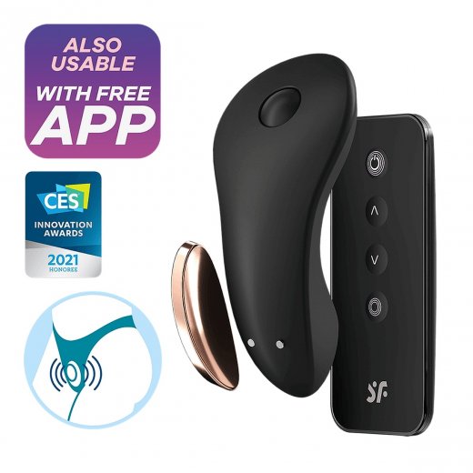 Stimul�tor klitorisu SATISFYER LITTLE SECRET �ern�