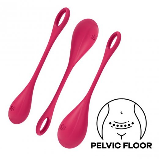 Sada vagin�ln�ch �inkek SATISFYER YONI POWER 1 TRAINING �erven�