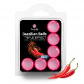 Olej mas�n� BRAZILIAN TRIPLE EFFECT 6 BALLS SET
