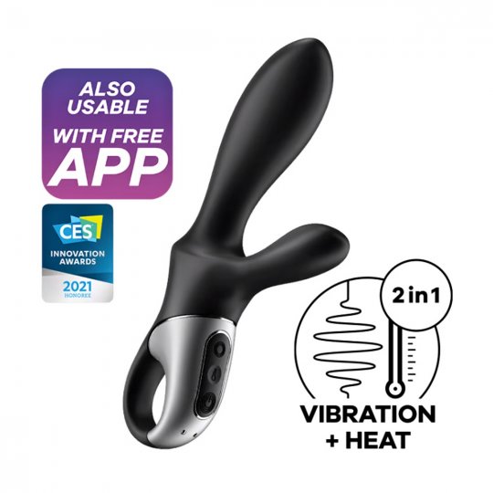 Vibr�tor an�ln� SATISFYER HEAT CLIMAX + �ern�