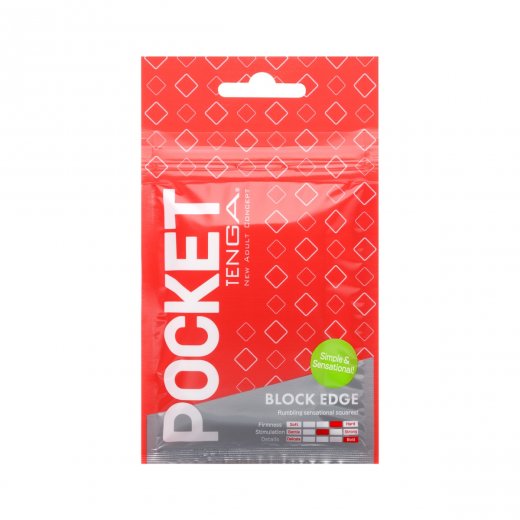 Masturb�tor TENGA POCKET Block Edge