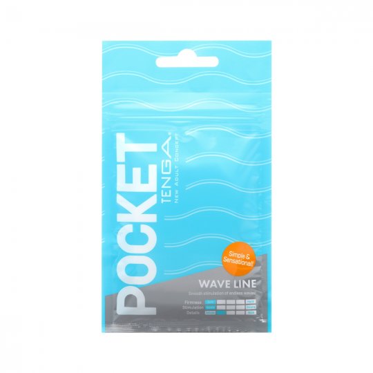Masturb�tor TENGA POCKET Wave Line