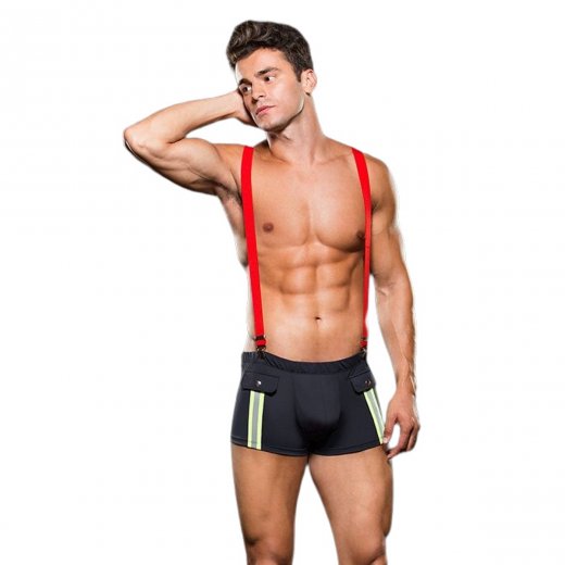 Kost�m pro mu�e ENVY FIREMAN SET modr�