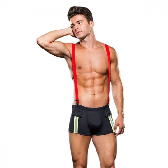 Kost�m pro mu�e ENVY FIREMAN SET modr�