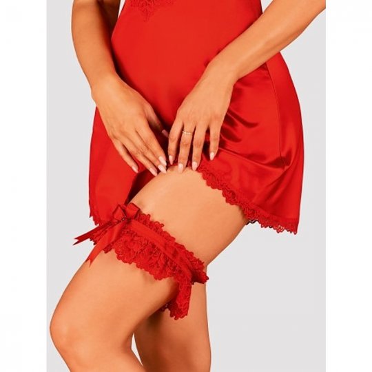 Podvazek Obsessive AMOR �erven�