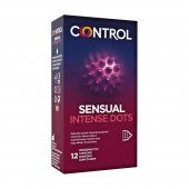 Kondom CONTROL SENSUAL INTENSE DOTS 12 ks
