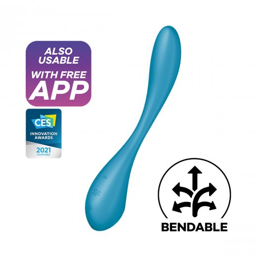 Vibr�tor SATISFYER G-SPOT FLEX 5+ petrolejov�