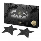 N�lepky na bradavky BIJOUX INDISCRETS FLASH STAR �ern�