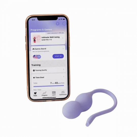 Vagin�ln� trena��r PERIFIT Care+ Pelvic Floor Trainer App Controlled fialov�