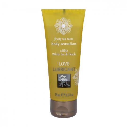 Lubrika�n� gel HOT Shiatsu Love White Tea & Peach jedl� 75 ml