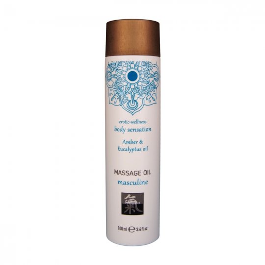Olej mas�n� HOT Shiatsu masculine Amber & Eucalyptus oil 100 ml