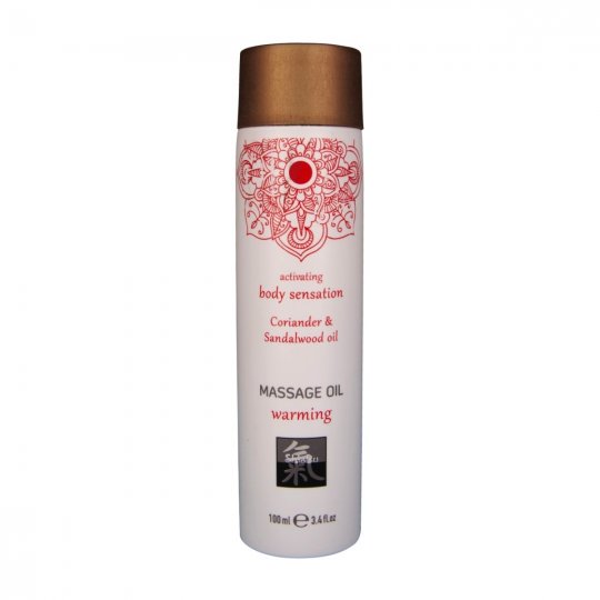 Olej mas�n� HOT Shiatsu warming Coriander & Sandalwood oil 100 ml