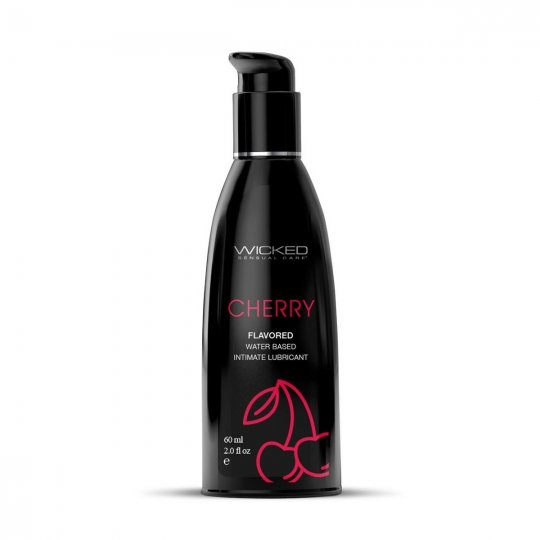 Lubrika�n� gel WICKED AQUA Cherry Flavored 60 ml