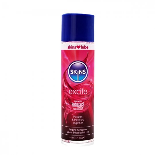 Lubrika�n� gel Skins Excite Tingling Water Based 130 ml
