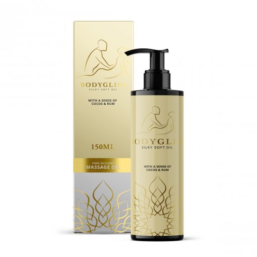 Mas�n� a lubrika�n� olej 2v1 BodyGliss Pina Colada Paradise 150 ml