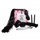 D�rkov� sada BDSM Dream Toys Pleasure Box LET�S GO KINK �ern�