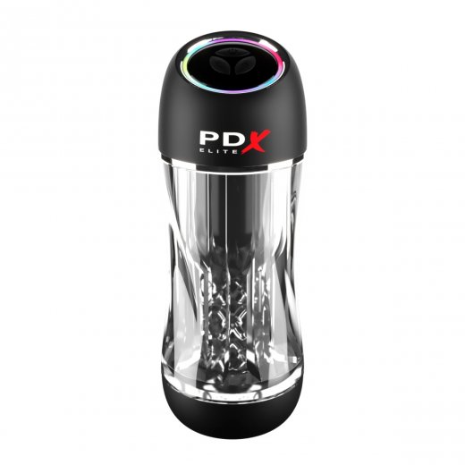 Masturb�tor Pipedream PDX Elite ViewTube Pro See-Thru Vibrating Stroker transparentn�