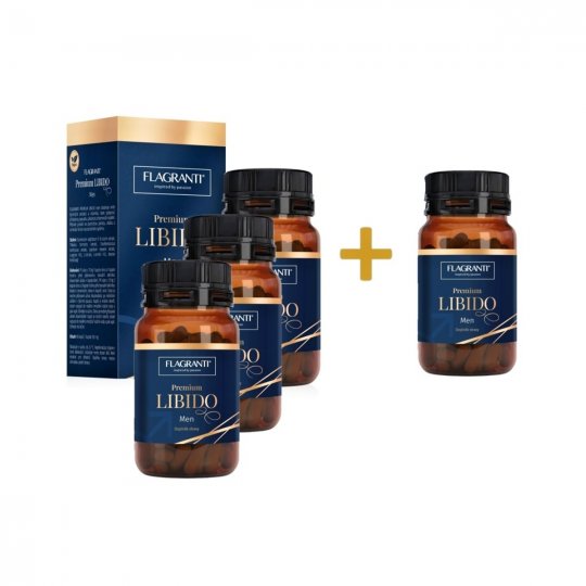 SET FLAGRANTI PREMIUM LIBIDO men 90 kapsl� 3 ks + 1 ZDARMA