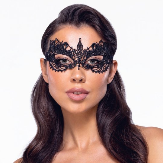 Maska Cottelli ACCESSOIRES 2461331 krajkov� �ern�