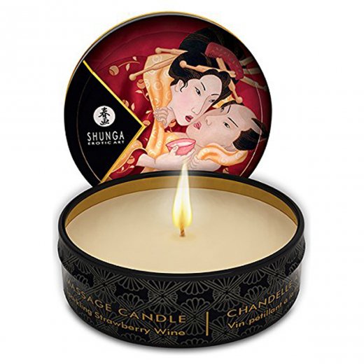 Sv��ka mas�n� Shunga Sparkling Strawberry/Romance 30 ml